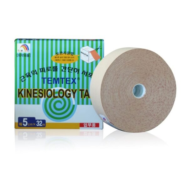 Taśma kinezjologiczna TEMTEX 5cm x 32m - obrazek 2