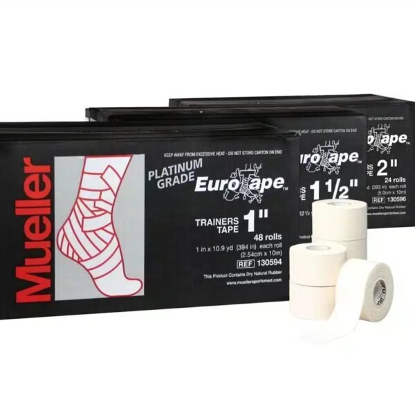 Sporto lipni juosta Mueller Eurotape 2,5 cm x 11,43 m, 1 ritinėlis - Vaizdas 2